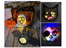 Stickdatei ITH - Halloween Laternen inkl. Süßigkeitenverstecker